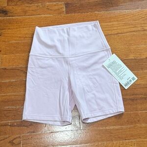 Lululemon Align High-Rise Shorts 6” Pink Organza Size 4